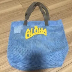 ※未使用※ ラドロー　Aloha メッシュトートバッグ 青