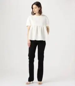 Ballsey ペイズリーマトラッセ ペプラムブラウス　トゥモローランド　美品