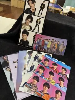 Snow Man KISSIN' MY LIPS パンフとクリアファイルセット