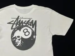 STUSSY ステューシー スカル 8ボール メキシコ製 Tシャツ Lのサムネイル