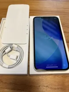 Apple iPhone 13 ホワイト 本体　128GB 画面　バッテリー新品
