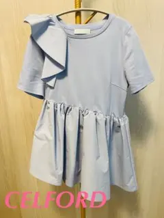 く*く様 美品 CELFORD セルフォード ビッグリボンカットトップス