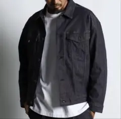 The DUFFER ファイントーントラッカーデニムジャケット インディゴ Mのサムネイル