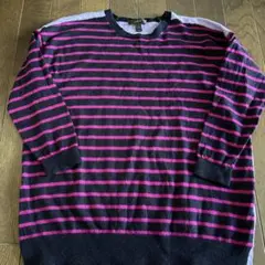 J.CREW ストライプデザイン長袖ニットセーター