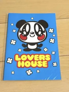 【平成レトロ・未開封】LOVERS HOUSE パンダ ノート 学習帳のサムネイル