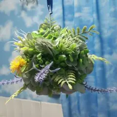 ボール型ハンギングフライングボール グリーンリース