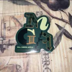Mrs.GREENAPPLEミセスグリーンアップル一番くじロゴステッカー1枚