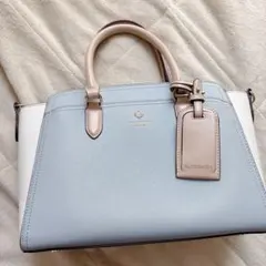 & chouette ライトブルー トートバッグ