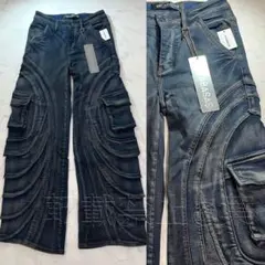 バラバサス valabasas ワイドレッグカーゴパンツ 新品 29 バギー