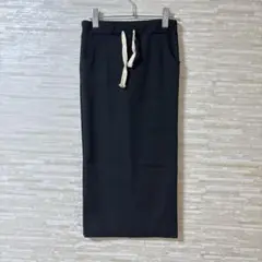 リブタイトスカート　ブラック