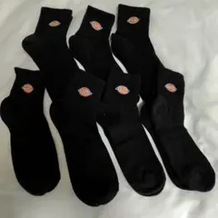 Dickies クルーソックス 7足　黒
