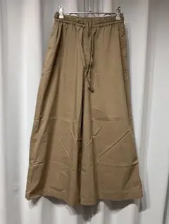 mizuiro ind ミズイロインド ワイドパンツ ベージュ