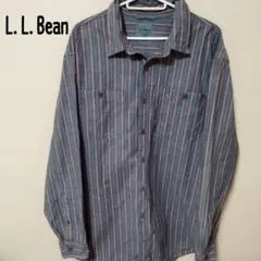 L.L.Bean エルエルビーン シャツ アウトドア ストライプ