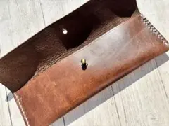 【新生活におすすめ】レザー ペンケース／筆箱