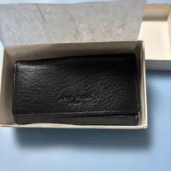 ピエールカルダン キーケース　本革　黒　4連　箱付きのサムネイル