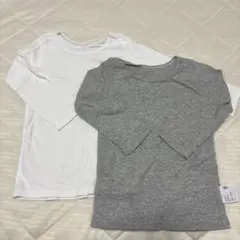 UNIQLO コットンフライスインナーT 100cm 長袖　2枚セット　ユニクロ