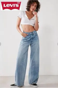 【Levi's】 Levi’s Altered ワイドレッグデニム ライトブルー