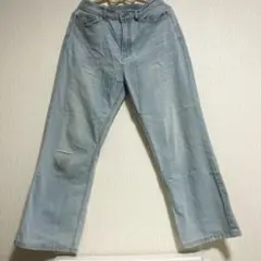 ライトブルーフレアデニムパンツ　Helm Lサイズ