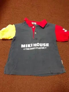 ミキハウス レトロ ポロシャツ 120cm
