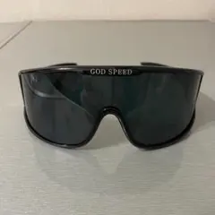 GOD SPEED 偏光サングラス 一眼レンズ　シールドタイプ　メタルプレートのサムネイル