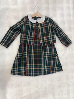 B:MING by BEAMS チェックワンピース ジャケット２点セット