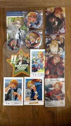 【1/2までの販売】遊木真　缶バッジ・ポストカードセット