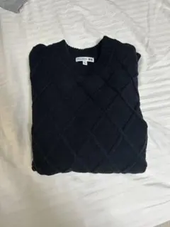 2024 UNIQLO JW アンダーソン ユニクロ ネイビー ニット