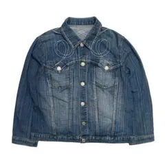 刺繍デザイン デニムジャケット