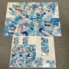 ロッテ 初音ミク 星街すいせい コラボ ボード2種・販促POP切り込み入り