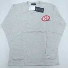 新品タグ付き　ライトグレー　キットトゥー　おもしろ　長袖Tシャツ　Mサイズ