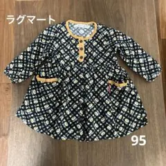 RAG MART 花柄ワンピース 95cm