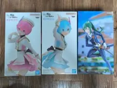Re:ゼロ フィギュア 3点セット