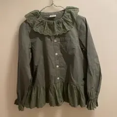 BREEZE フリル付き長袖シャツ 140サイズ