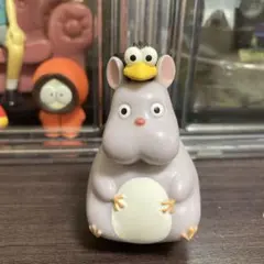 ジブリ　千と千尋の神隠し　坊ネズミ＆ハエドリのおきあがりこぼしフィギュア開封美品