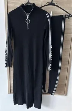 『H&M』PRINGLE OF SCOTLANDニットワンピース レギンスセット