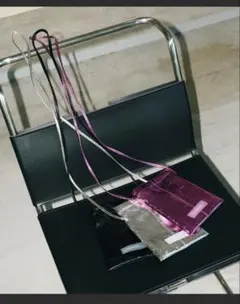 シルバー ショルダーバッグ スマホポーチ スマホショルダー