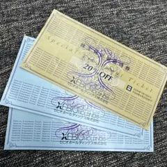 ゼビオホールディングス 株主優待券 20%割引1枚10%割引2枚セット