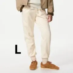 UNIQLO ユニクロ ヒートテックボアスウェットパンツ Lサイズ オフホワイト