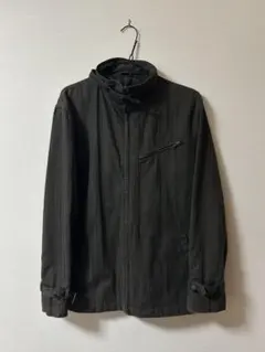 Y2K ストリート　モード　ストライプ　黒　ジャケット