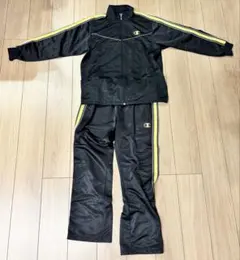 Champion ジャージ上下セット ブラック/イエローのサムネイル
