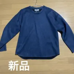 INHERIT ネイビー 長袖カットソー