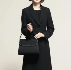 未使用✨IWASA 岩佐 米沢織　フォーマルバッグ レース　冠婚葬祭 黒 日本製