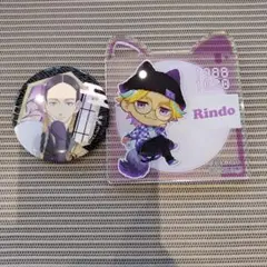 灰谷兄弟セット　ナンジャタウン2024　東リベ　缶バッチ　灰谷蘭　灰谷竜胆　限定