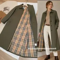 貴重希少○L バーバリー ステンカラーコート BURBERRY ブラック - メルカリ