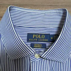 POLO RALPH LAUREN ストライプシャツ M 美品 正規品 春夏