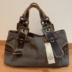 RNAキャンバス×レザー バックルバックカーキ未使用パディントンY2K