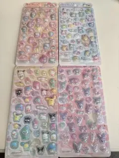 うるちゅるポップシール サンリオ 4枚セット
