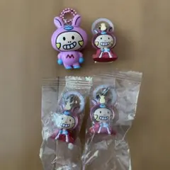 ミニモニ めじるしアクセサリー 3個セット&キーホルダー