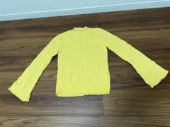 【値下げ中】CIAOPANICTYPY リブニット　イエロー