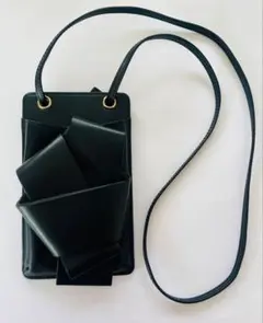 新品・LANVIN en Bleu リボンスマホショルダーバッグ 完売人気カラー